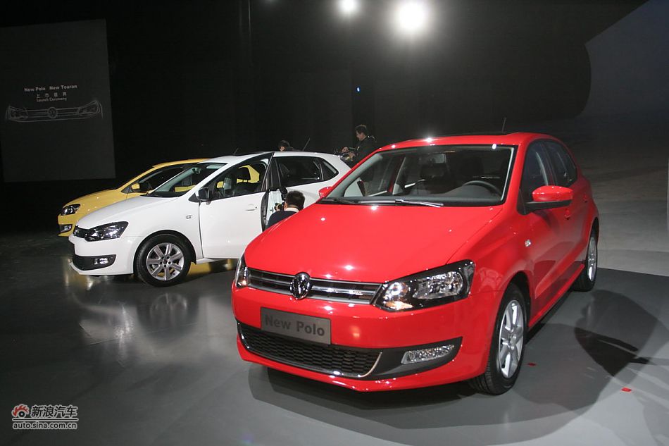 上海大众全新polo上市现场图