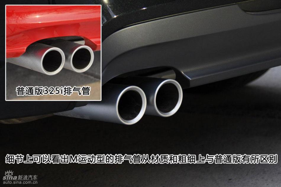 图解宝马325i M运动型外观