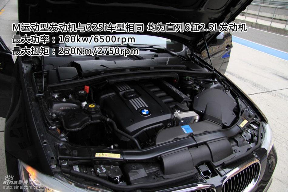 图解宝马325i M运动型外观