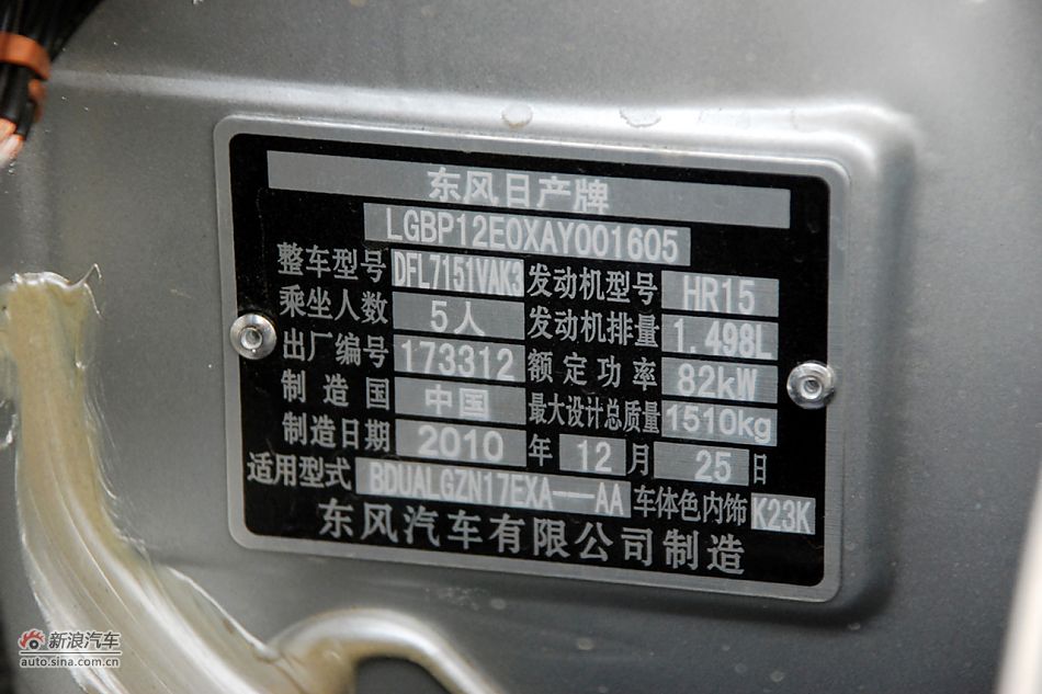 东风日产新阳光到店高清实拍