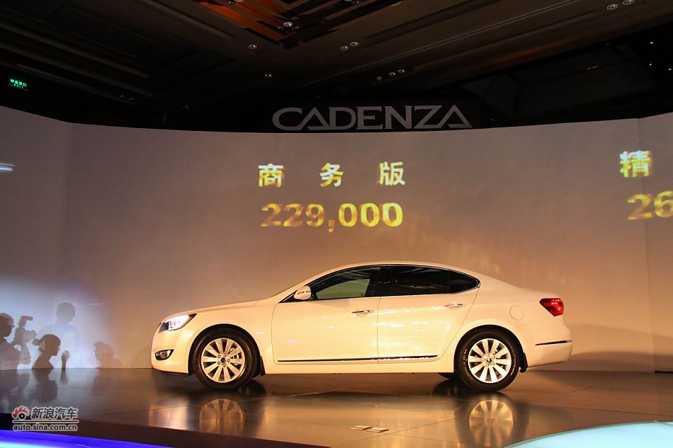 进口起亚凯尊上市现场图