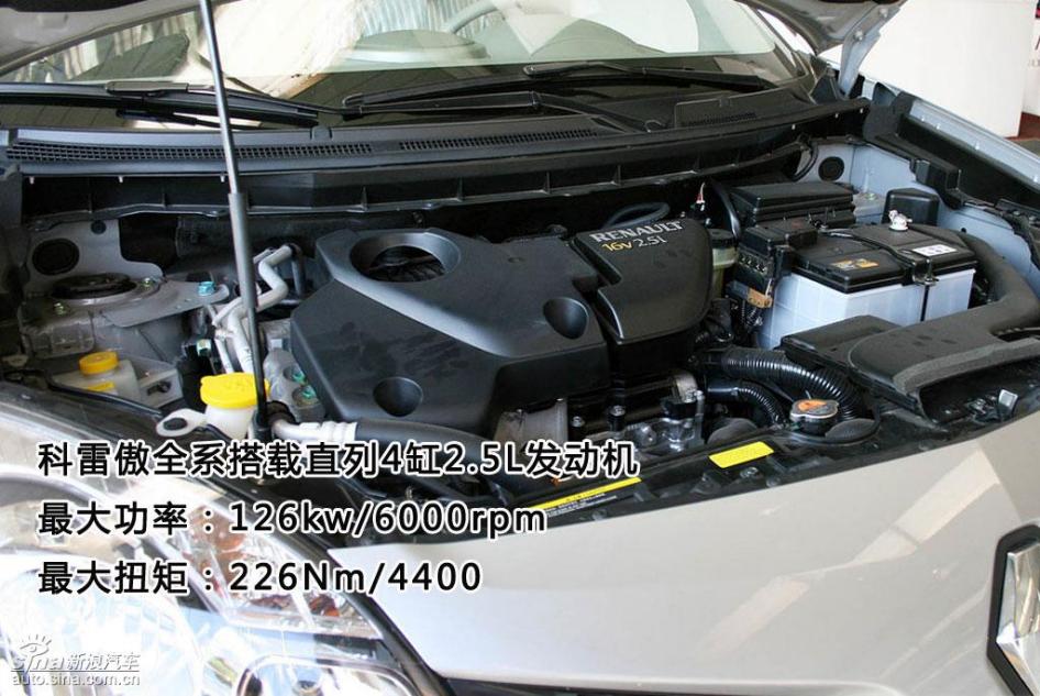 新浪汽车图片详解雷诺科雷傲发动机