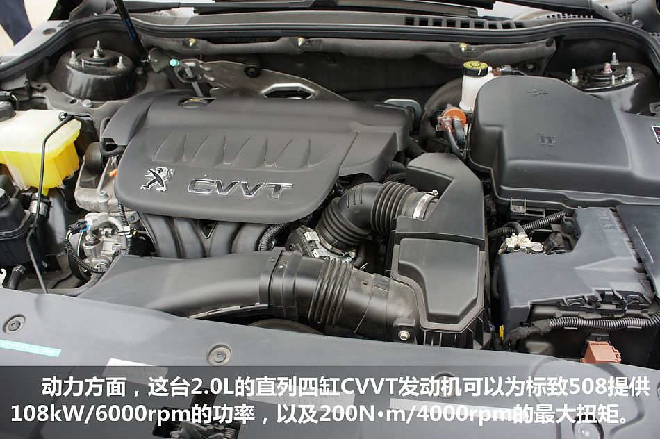 东风标致508 2.0L自动豪华版图解