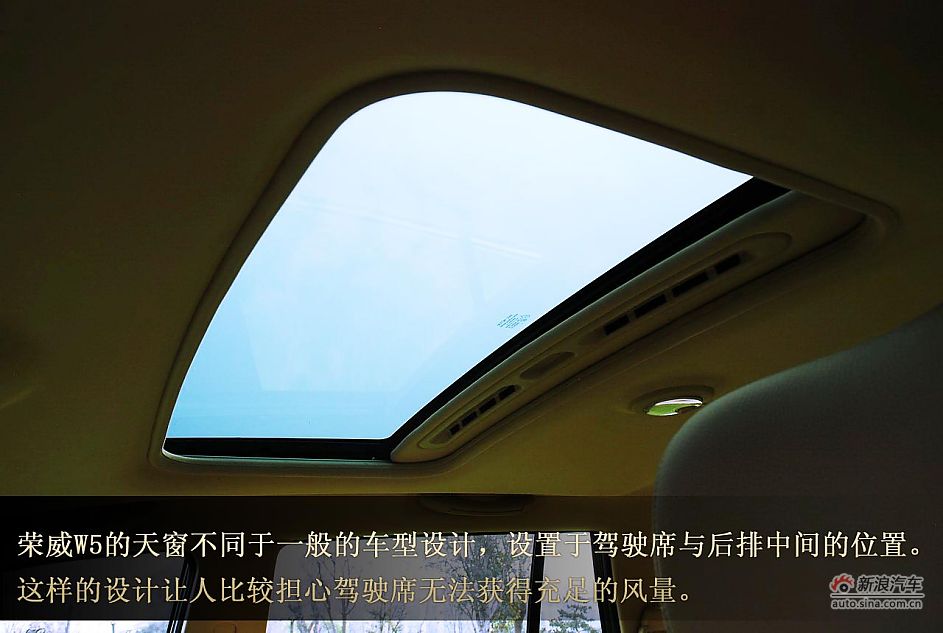 荣威W5静态体验图解