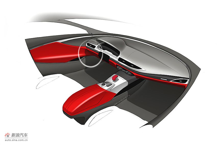 奥迪A7设计草图