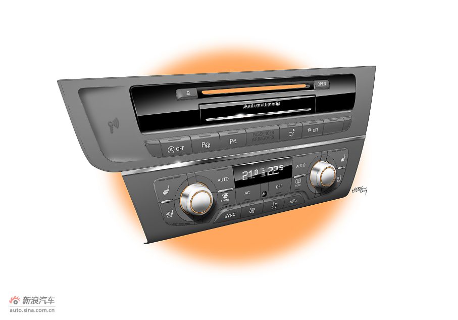 奥迪A7设计草图