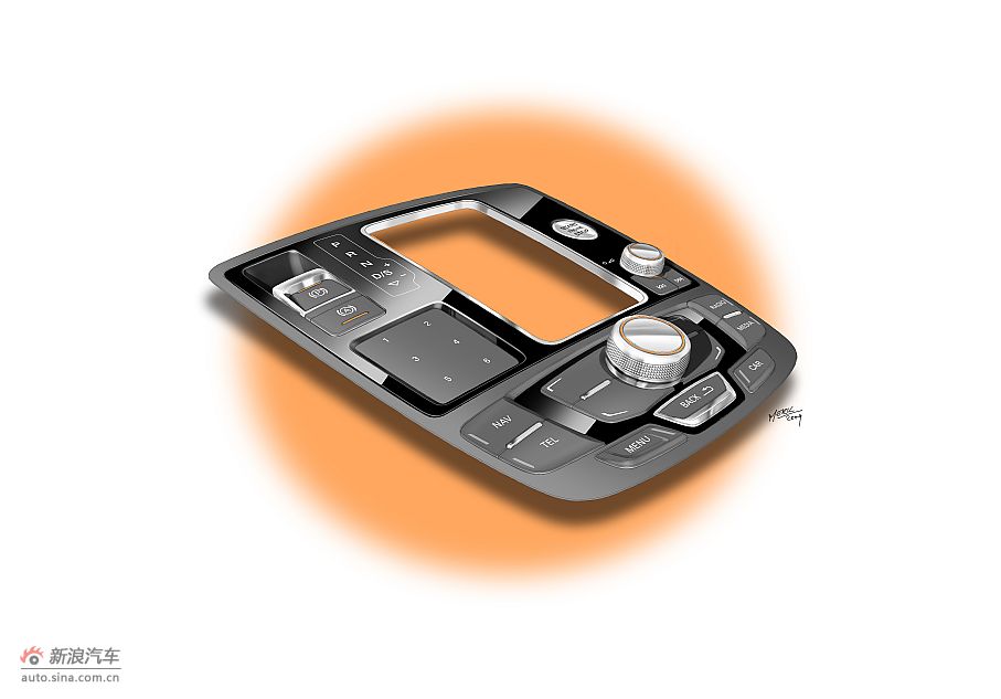 奥迪A7设计草图