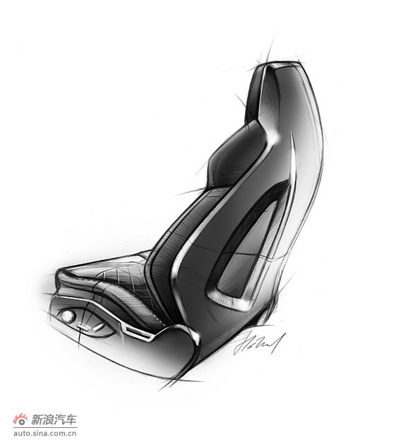 奥迪A7设计草图