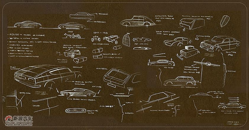 奥迪A7设计草图