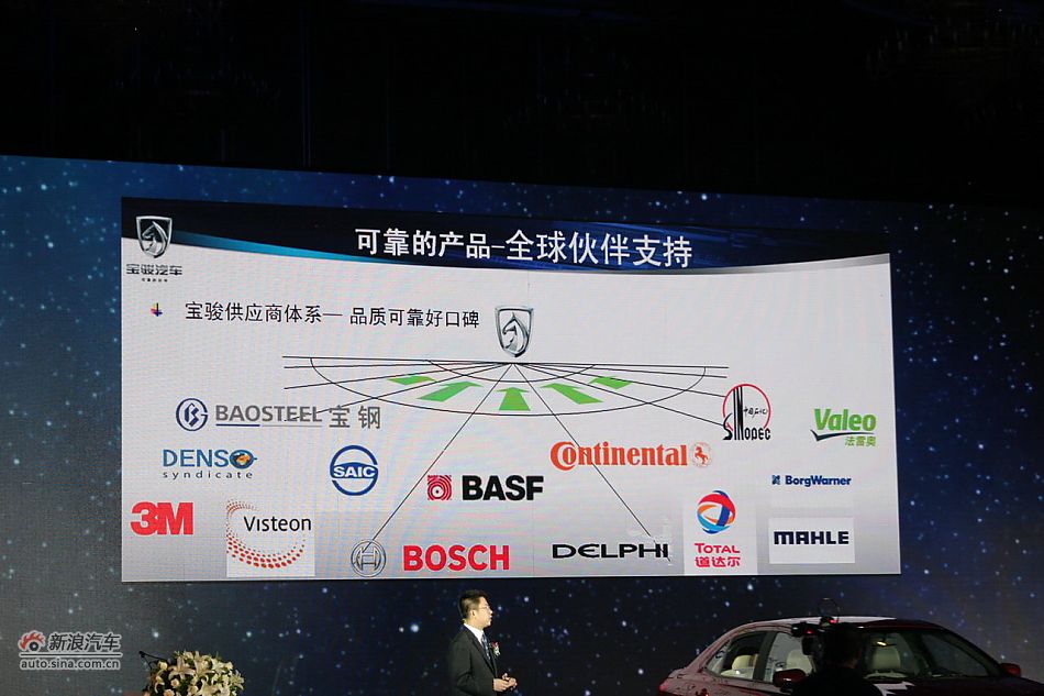 宝骏630上市现场图：可靠的产品