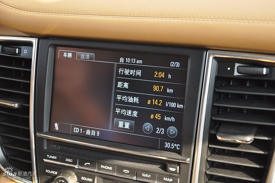 保时捷Panamera试车实拍-内饰图