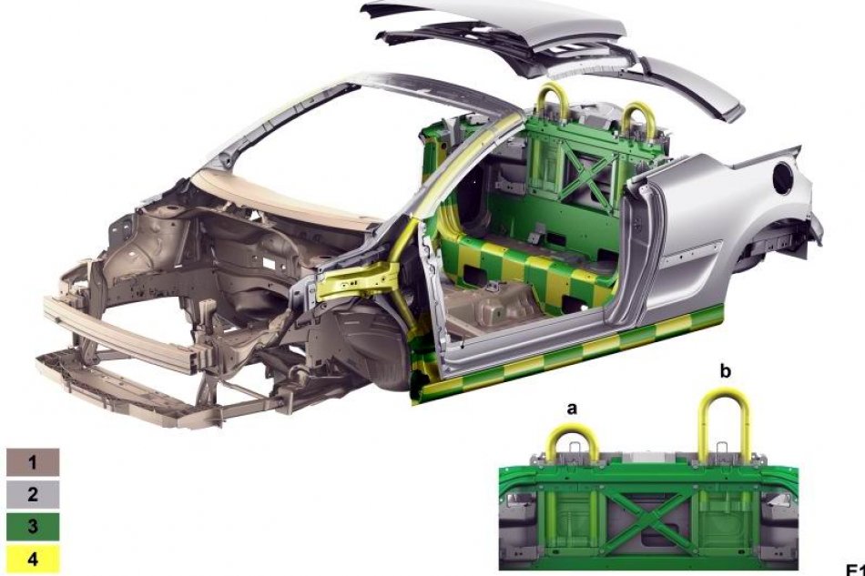 标致207CC车身骨架