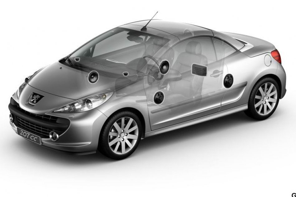 标致207CC扬声器系统