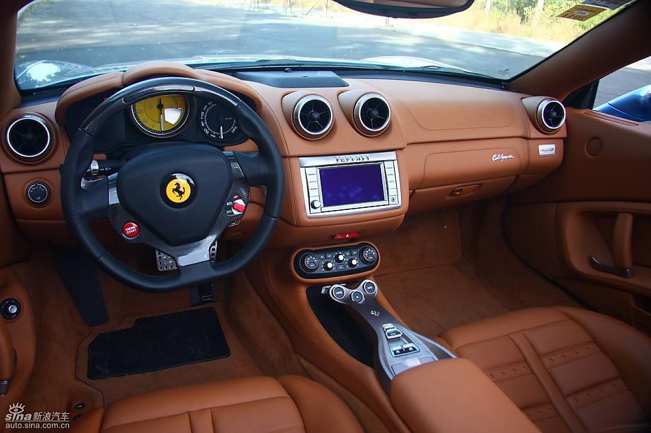 法拉利California试车实拍图内饰