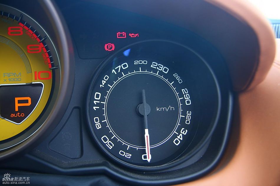 法拉利California试车实拍图内饰