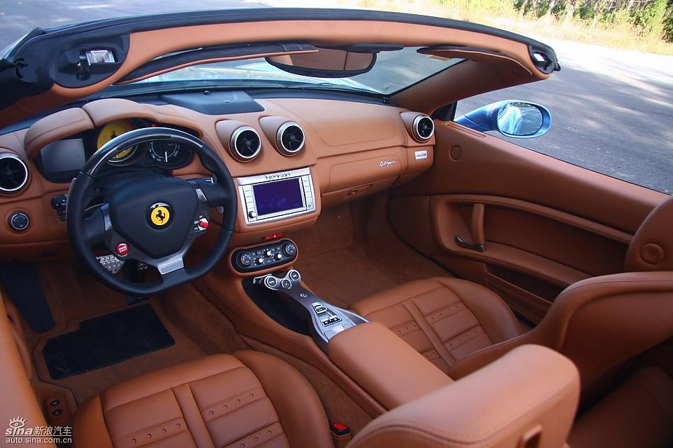 法拉利California试车实拍图内饰