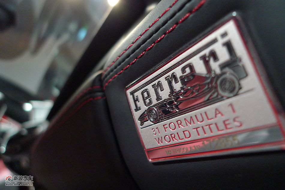 法拉利458ITALIA内饰及细节