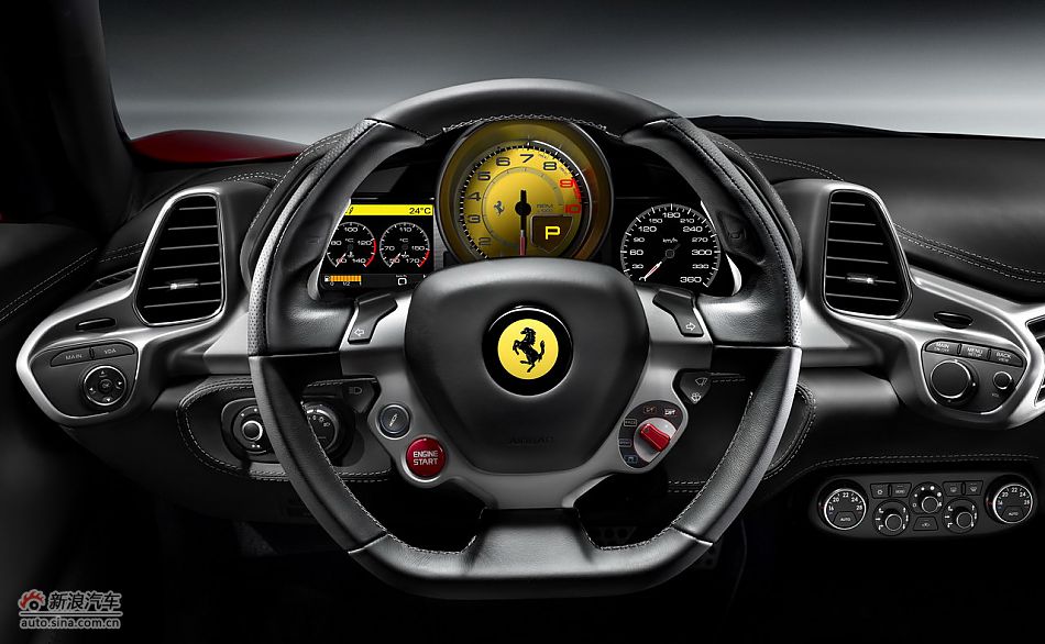 法拉利458ITALIA内饰及细节