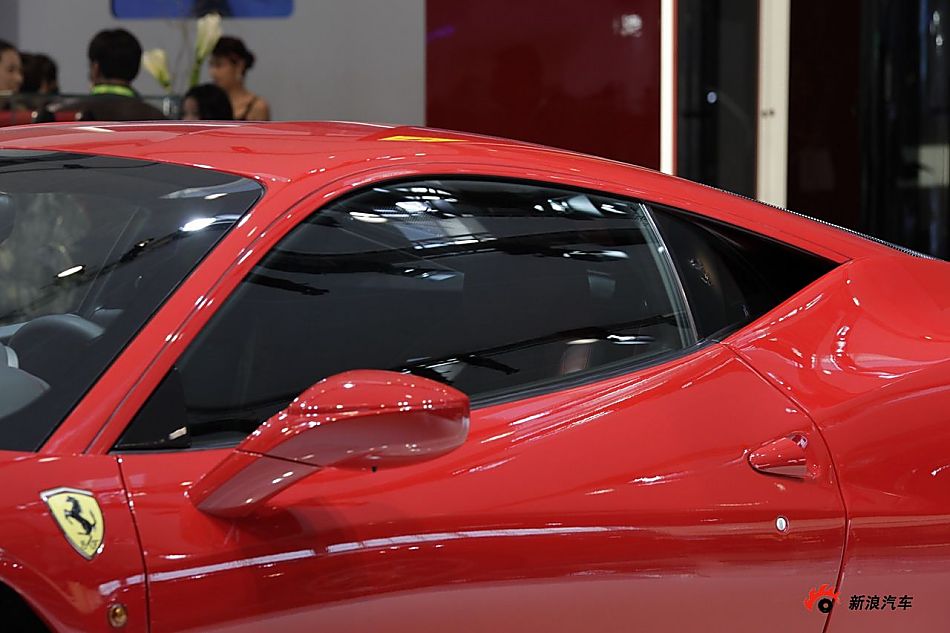 法拉利458展台实拍