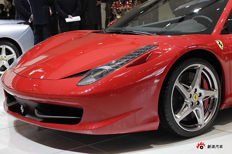 法拉利458展台实拍