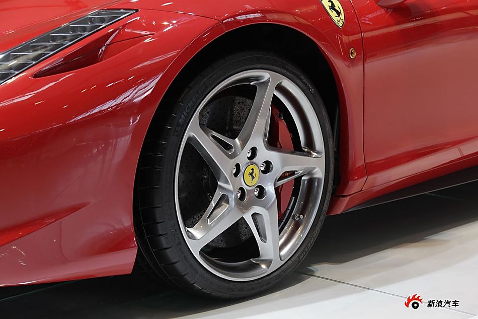 法拉利458展台实拍