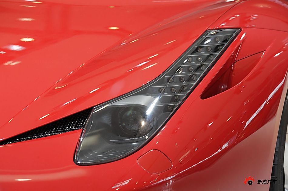 法拉利458展台实拍