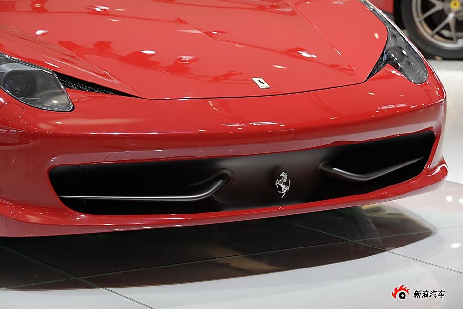 法拉利458展台实拍