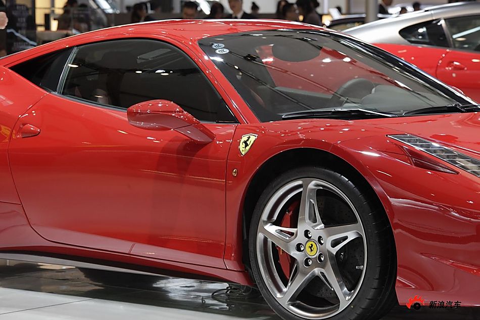 法拉利458展台实拍