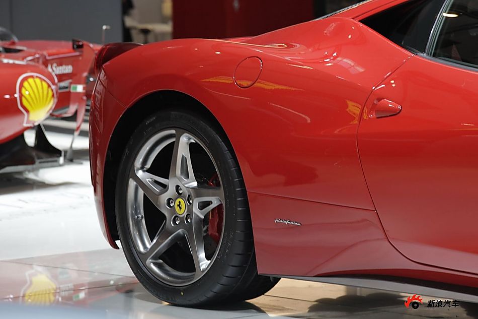 法拉利458展台实拍