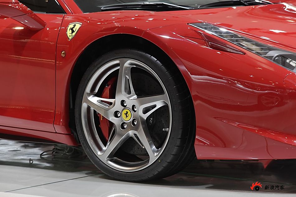 法拉利458展台实拍