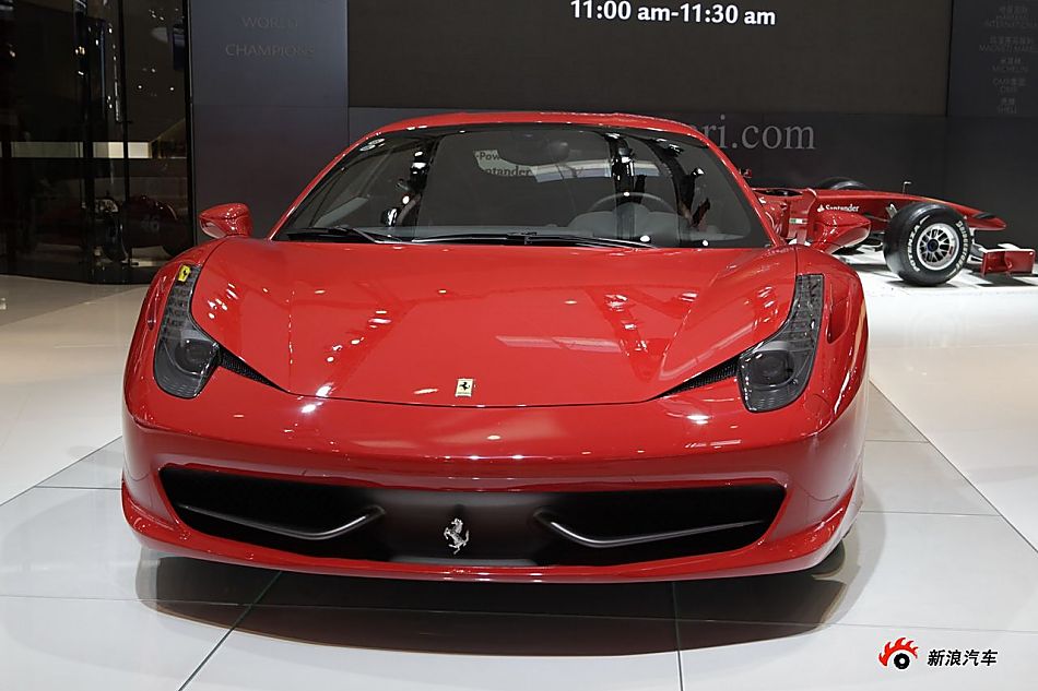 法拉利458展台实拍