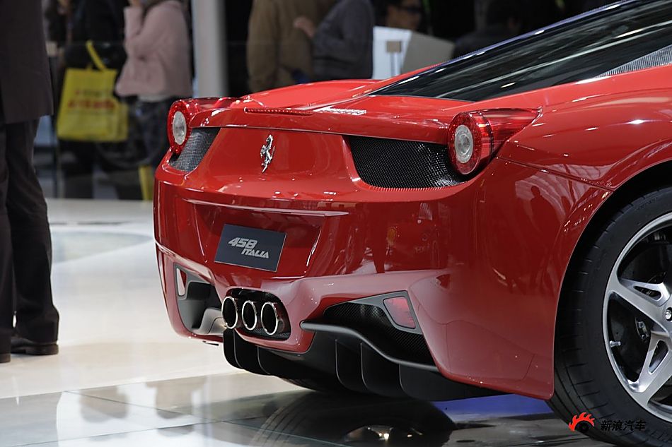 法拉利458展台实拍