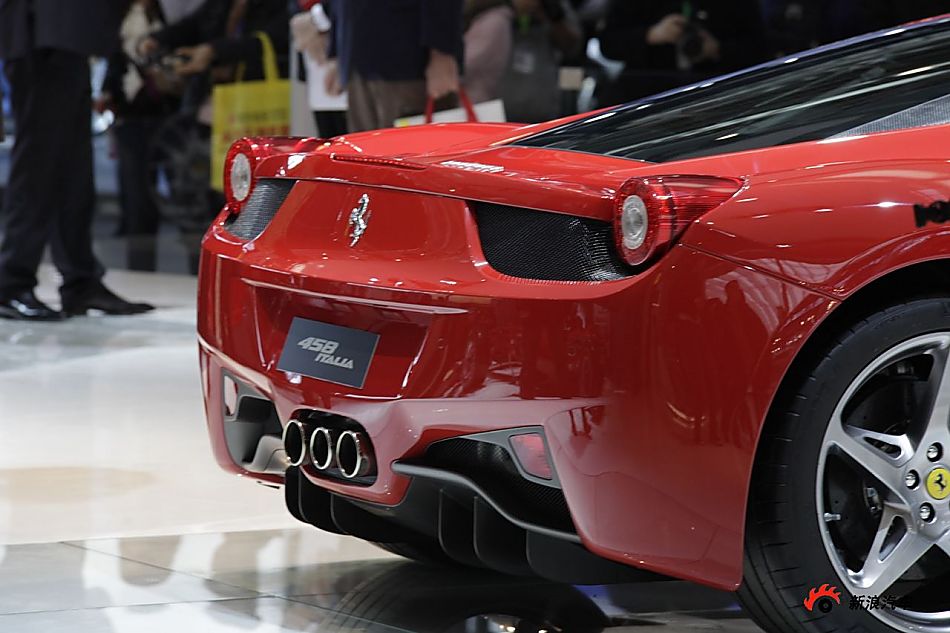 法拉利458展台实拍