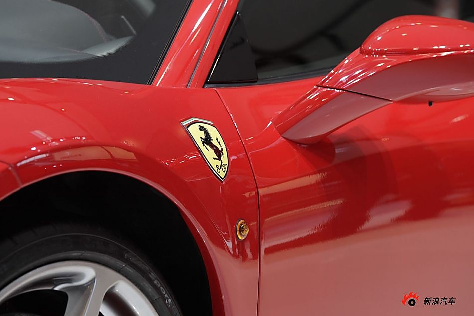 法拉利458展台实拍