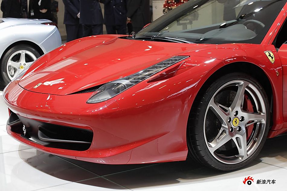 法拉利458展台实拍