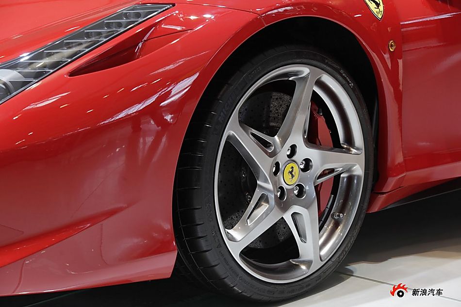 法拉利458展台实拍