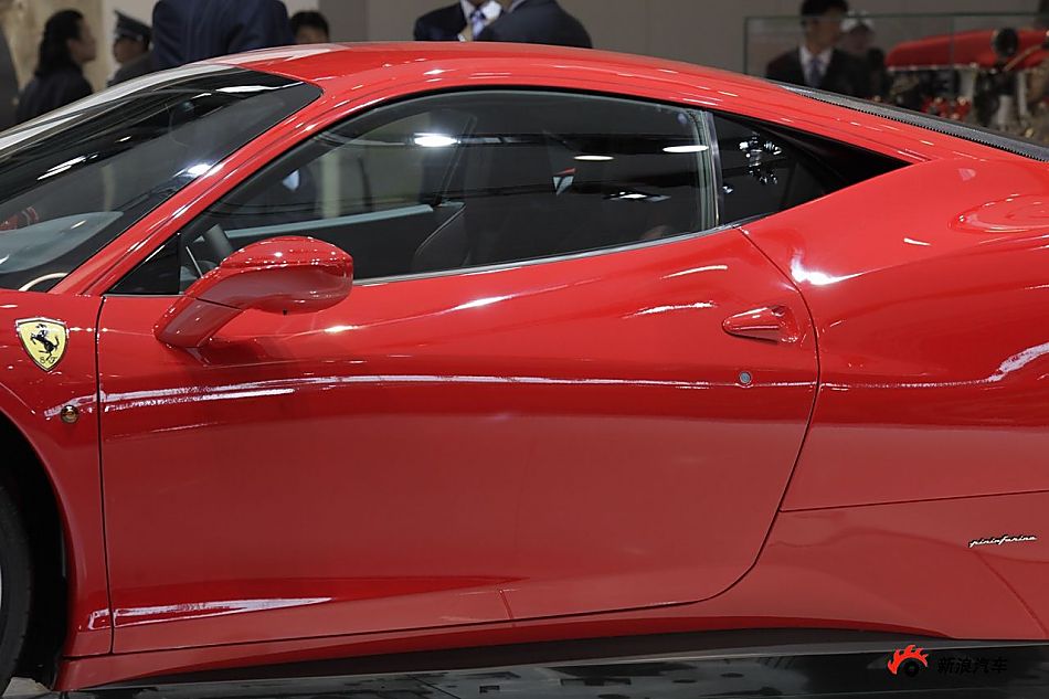 法拉利458展台实拍