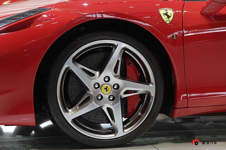 法拉利458展台实拍