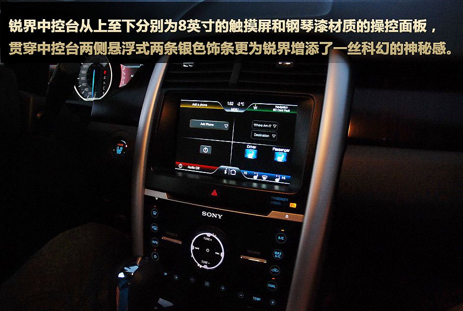 图解2011款福特锐界Edge