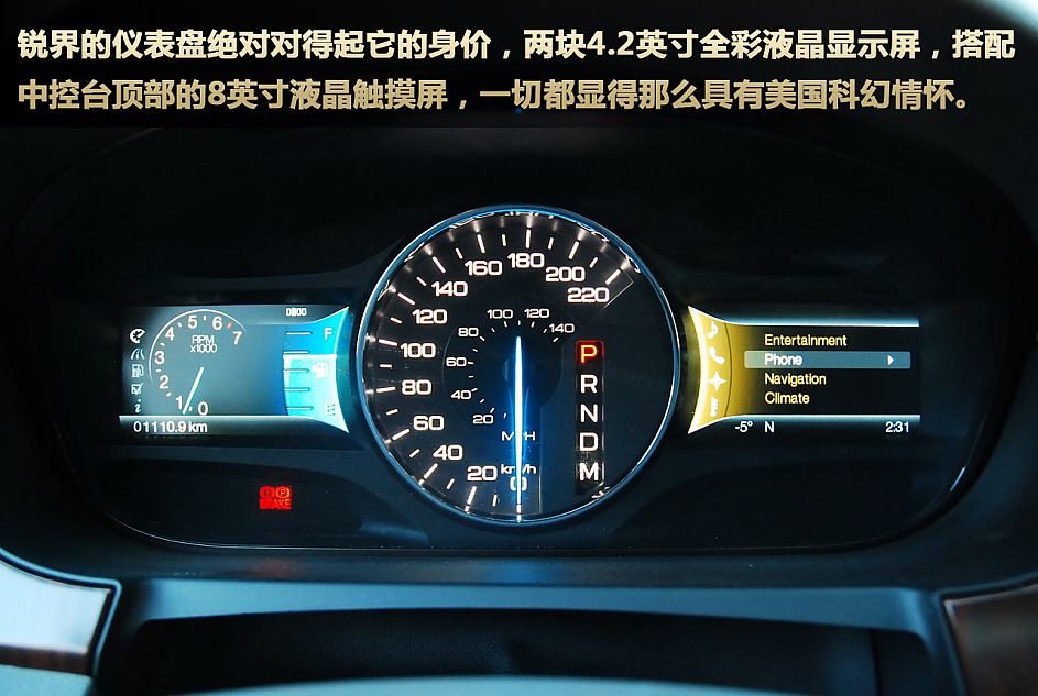 图解2011款福特锐界Edge