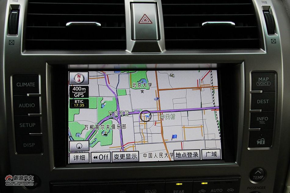 2010款雷克萨斯GX460内饰