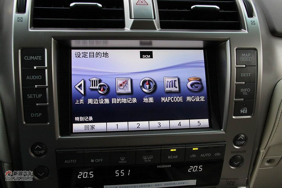 2010款雷克萨斯GX460内饰