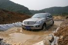 奔驰ML350涉水