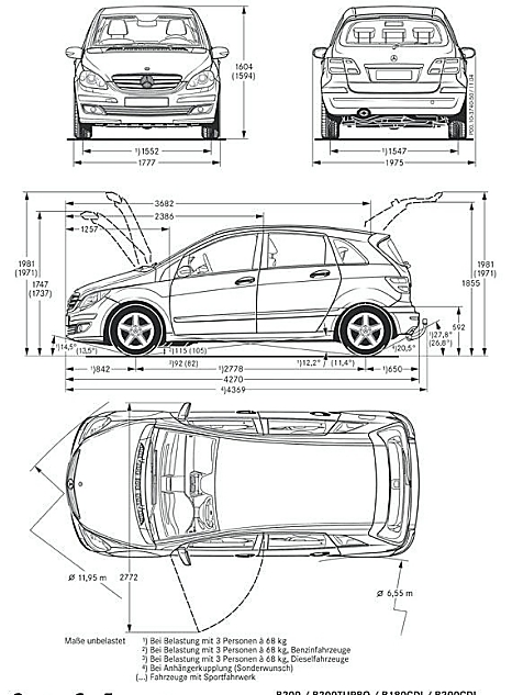 奔驰B级运动旅行车