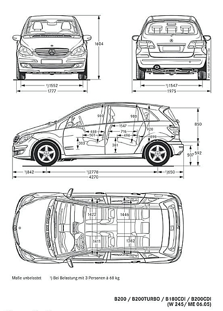 奔驰B级运动旅行车