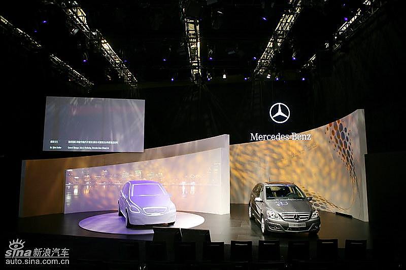 奔驰B级上市现场 