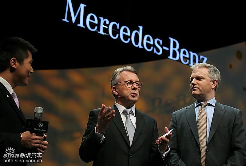 奔驰B级上市现场 