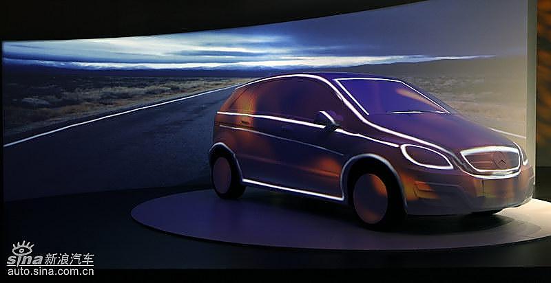 奔驰B级上市现场 