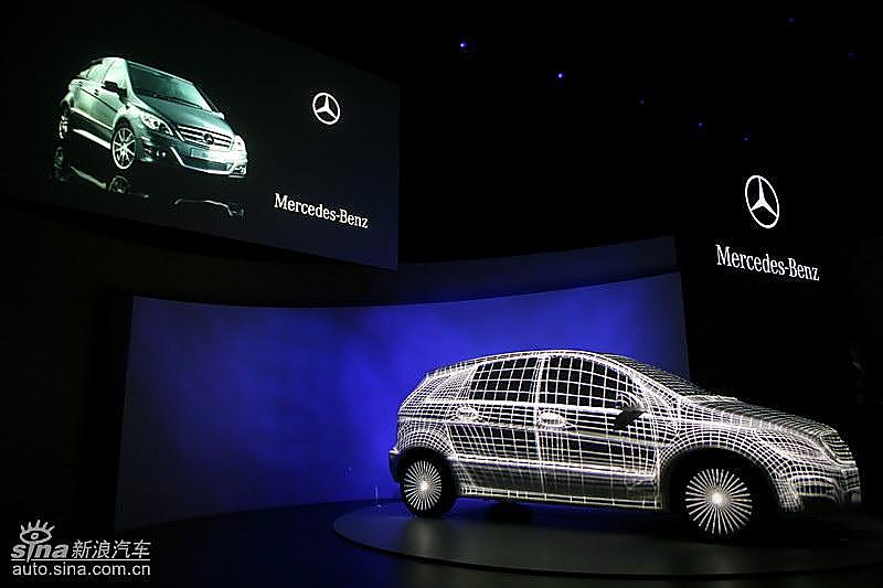奔驰B级上市现场 