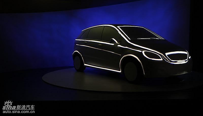 奔驰B级上市现场 